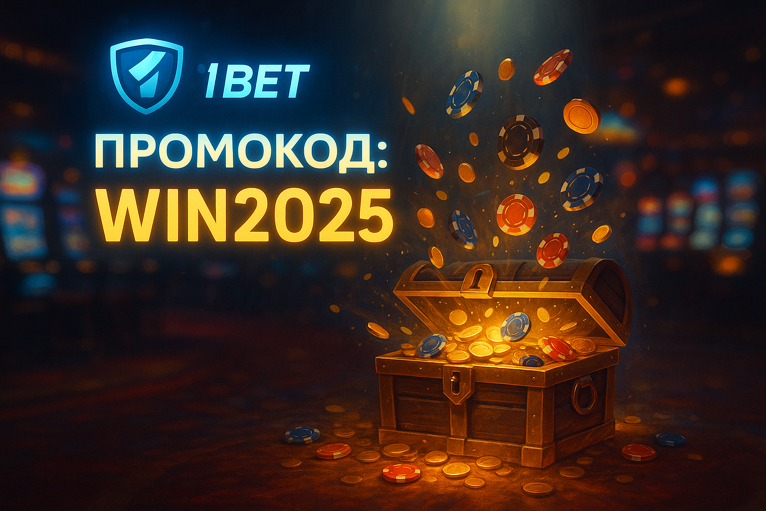 Промокод казино 1xBet: раздел бонусов после входа и применение кода без ошибок